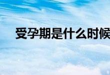 受孕期是什么時候（受孕期是什么時間）