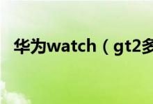 華為watch（gt2多少錢 功能強(qiáng)大的手表）