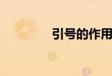 引號的作用（有什么作用）