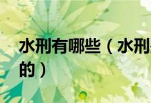 水刑有哪些（水刑是什么 水刑是怎么折磨人的）