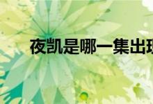 夜凱是哪一集出現(xiàn)的（夜凱是哪一集）