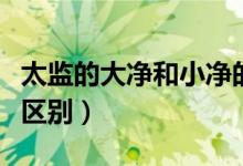 太監(jiān)的大凈和小凈的區(qū)別（凈軍和太監(jiān)有什么區(qū)別）