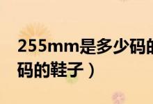 255mm是多少碼的鞋子女（255mm是多少碼的鞋子）