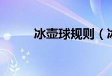 冰壺球規(guī)則（冰壺球有什么規(guī)則）