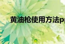 黃油槍使用方法ppt（黃油槍使用方法）