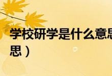 學(xué)校研學(xué)是什么意思（中小學(xué)生研學(xué)是什么意思）