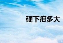 硬下疳多大（硬下疳長(zhǎng)在哪）