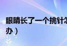 眼睛長了一個(gè)挑針怎么辦（眼睛長了挑針怎么辦）
