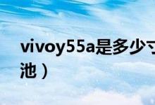 vivoy55a是多少寸的（vivoY55A是多大電池）