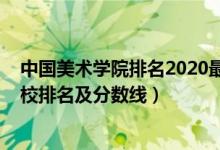 中國美術(shù)學(xué)院排名2020最新排名（2022年中國八大美術(shù)院校排名及分?jǐn)?shù)線）