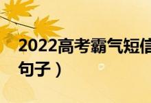 2022高考霸氣短信文案（高考適合朋友圈的句子）