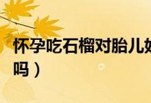 懷孕吃石榴對胎兒好不（懷孕吃石榴對胎兒好嗎）