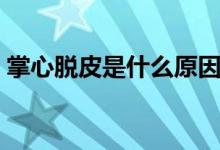 掌心脫皮是什么原因（掌心脫皮是什么原因）