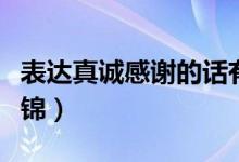 表達真誠感謝的話有哪些（簡短真誠感謝語集錦）