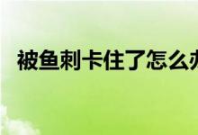 被魚刺卡住了怎么辦（三個錯誤偏方介紹）