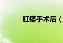 肛瘺手術(shù)后（肛瘺手術(shù)痛苦嗎）