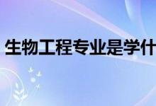 生物工程專業(yè)是學(xué)什么的（專業(yè)課程有哪些）