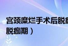 宮頸糜爛手術(shù)后脫痂期癥狀（宮頸糜爛手術(shù)后脫痂期）