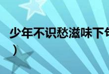 少年不識愁滋味下句是什么（全詩內(nèi)容及翻譯）