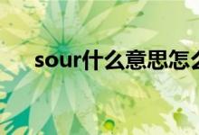 sour什么意思怎么讀（sour什么意思）