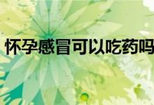 懷孕感冒可以吃藥嗎（懷孕感冒可以吃藥嗎）