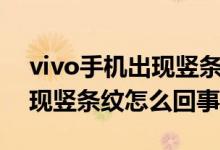 vivo手機(jī)出現(xiàn)豎條紋怎么自修（vivo手機(jī)出現(xiàn)豎條紋怎么回事）