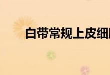 白帶常規(guī)上皮細(xì)胞或多或少是正常的