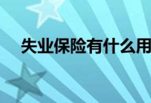 失業(yè)保險有什么用（失業(yè)保險作用簡述）