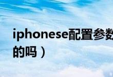 iphonese配置參數(shù)（有知道這部機型的配置的嗎）