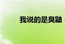 我說的是臭鼬（臭鼬說車什么梗）