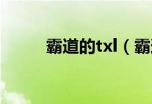 霸道的txl（霸道txl 是什么意思）