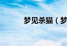 夢見殺貓（夢見殺貓寓意什么）