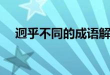 迥乎不同的成語解釋（迥乎不同的意思）