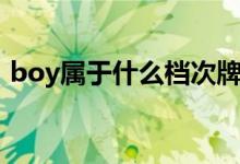 boy屬于什么檔次牌子（boy屬于奢侈品嗎）