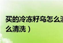 買的冷凍籽烏怎么清洗圖解（買的冷凍籽烏怎么清洗）