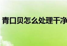 青口貝怎么處理干凈視頻（青口貝怎么處理）