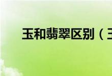 玉和翡翠區(qū)別（玉和翡翠有什么不同）