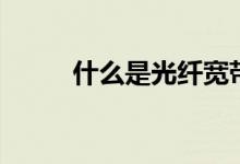 什么是光纖寬帶（光纖寬帶介紹）