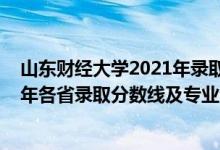 山東財經(jīng)大學(xué)2021年錄取分?jǐn)?shù)線預(yù)測（山東財經(jīng)大學(xué)2021年各省錄取分?jǐn)?shù)線及專業(yè)分?jǐn)?shù)線）