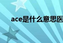 ace是什么意思醫(yī)學（ace是什么意思）