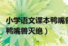 小學(xué)語(yǔ)文課本鴨嘴獸滅絕了（為什么課本寫(xiě)過(guò)鴨嘴獸滅絕）