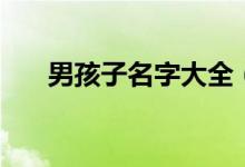 男孩子名字大全（男孩名字精選大全）
