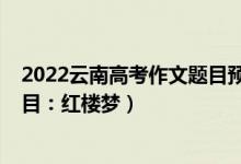 2022云南高考作文題目預(yù)測及范文（2022云南高考作文題目：紅樓夢）
