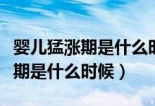 嬰兒猛漲期是什么時(shí)候會(huì)持續(xù)多久（嬰兒猛漲期是什么時(shí)候）