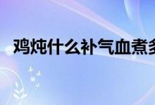 雞燉什么補氣血煮多久（雞燉什么補氣血）