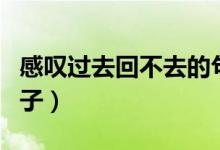 感嘆過去回不去的句子（表達(dá)回不到過去的句子）