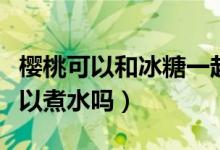 櫻桃可以和冰糖一起煮水吃嗎（凍櫻桃冰糖可以煮水嗎）
