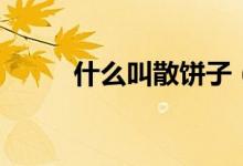 什么叫散餅子（什么叫散客拼團）