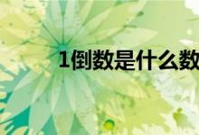 1倒數(shù)是什么數(shù)（1的倒數(shù)是什么）