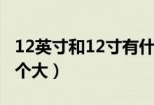 12英寸和12寸有什么區(qū)別（12英寸和12寸哪個(gè)大）
